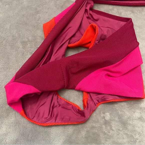 New! Beach Riot Joyce swimsuit be mine colorblock 3292 - Picture 5 of 7